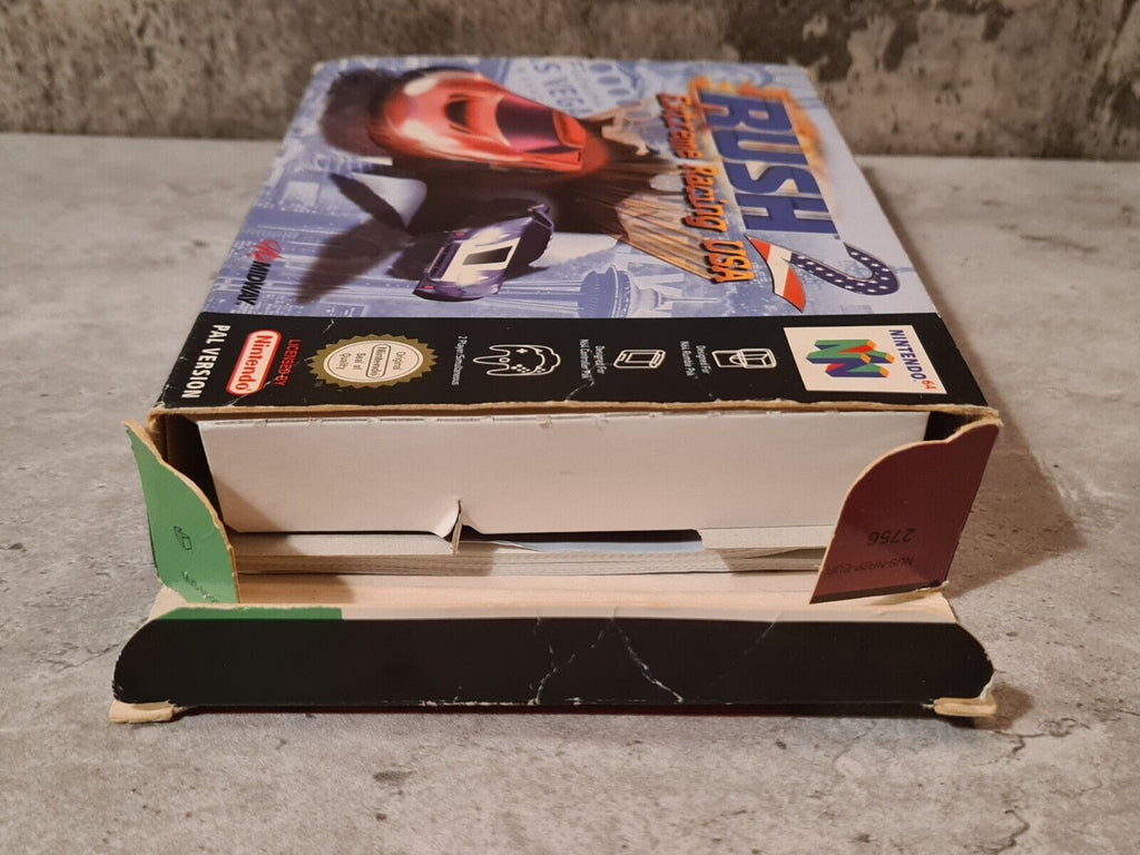 N64 Nintendo 64 Rush: 2 Extreme Racing USA mit OVP und Anleitung EUR - T-Retro-Games 