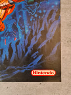 SNES Super Nintendo Super Metroid Poster 1994 Rare 55x42 CM Retro - T-Retro-Games 