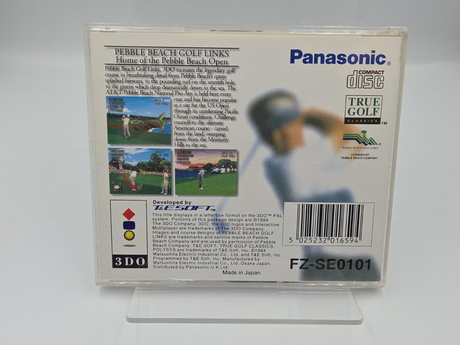 3DO Spiel Pebble Beach Golf Links mit OVP und Anleitung USA