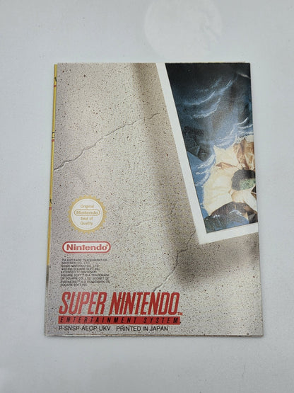 SNES Super Nintendo Secret of Evermore mit OVP und Anleitung + Poster UKV