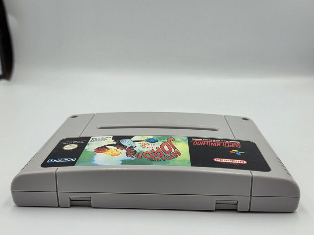 SNES Super Nintendo Michael Jordan Chaos In The Windy City Modul UKV - T-Retro-Games 