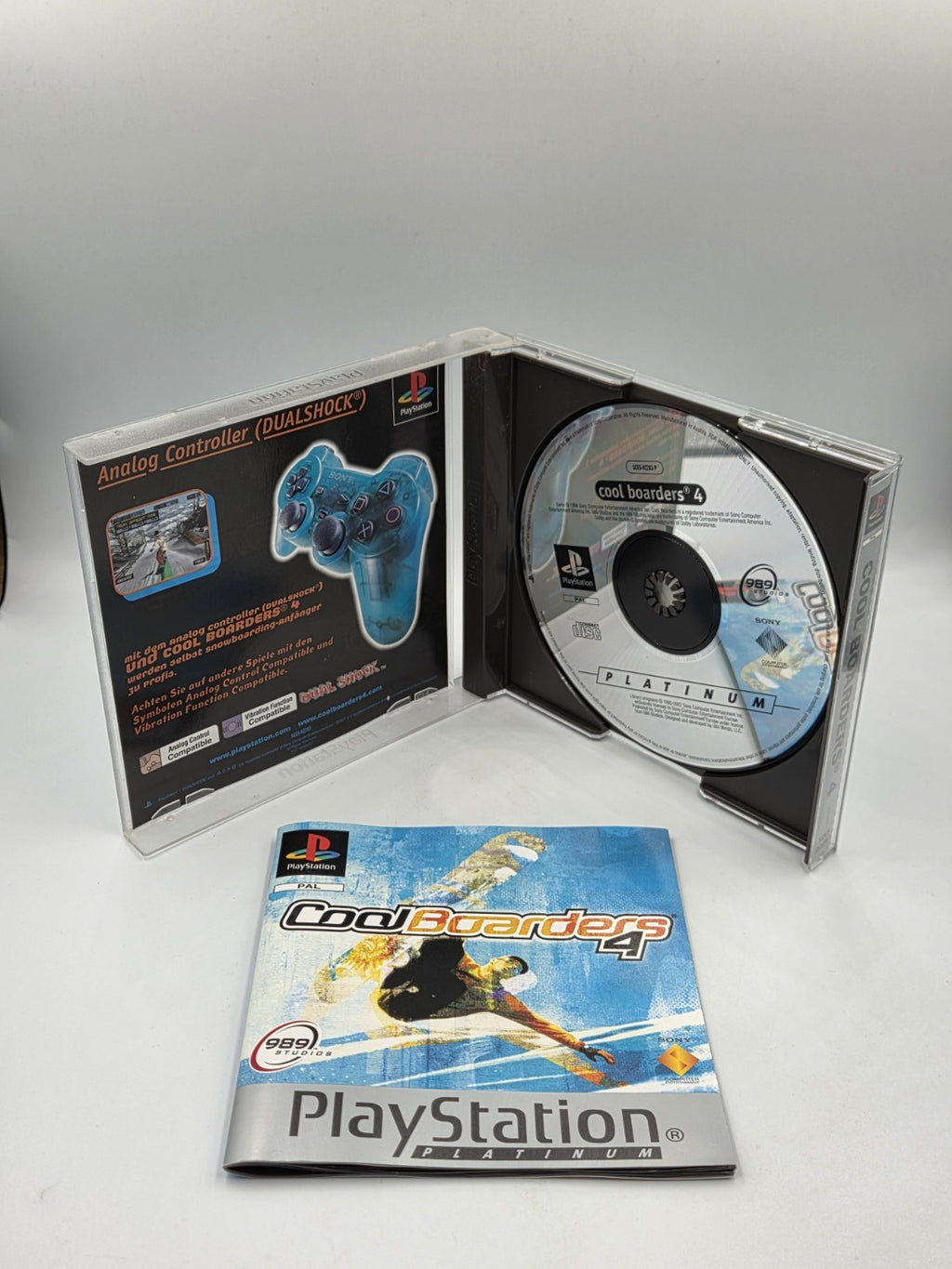 PS1 Playstation 1 Cool Boarders 4 mit OVP und Anleitung Deutsch