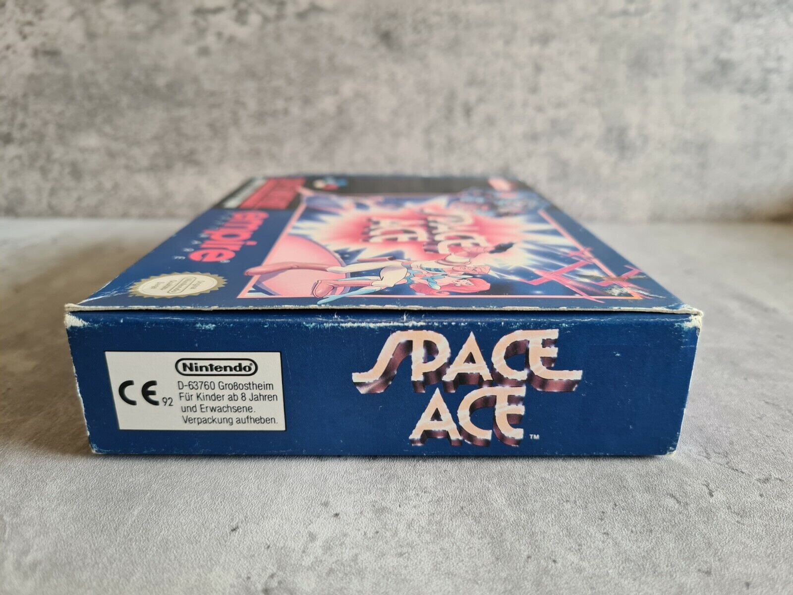 SNES Super Nintendo Space Ace mit OVP und Anleitung NOE - T-Retro-Games 