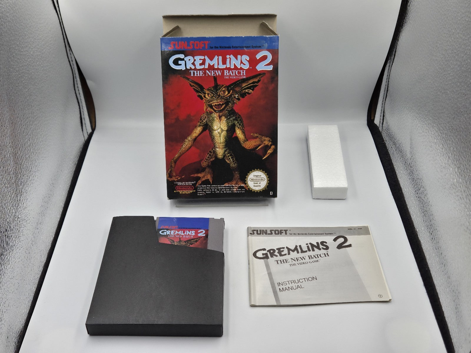 NES Gremlins 2 The New Batch The Video Game mit OVP und Anleitung FRA