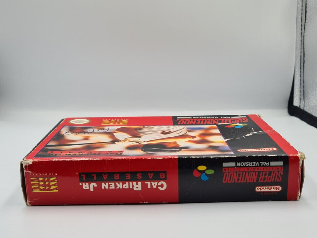 SNES Super Nintendo Cal Ripken JR. Baseball mit OVP und Anleitung NOE - T-Retro-Games 