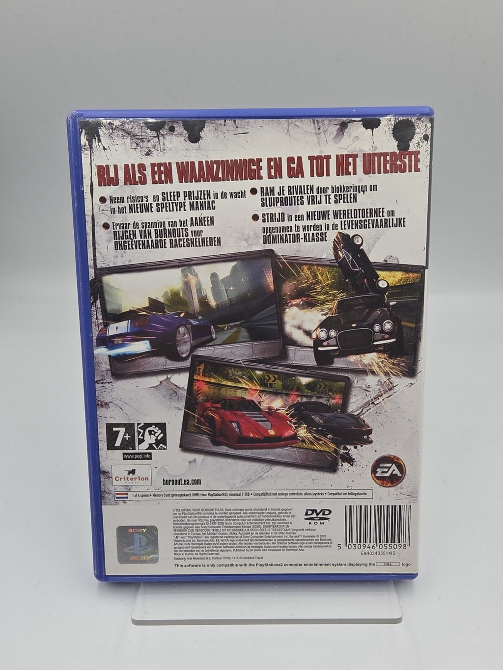 PS2 Playstation 2 Spiel Burnout Dominator mit OVP und Anleitung 