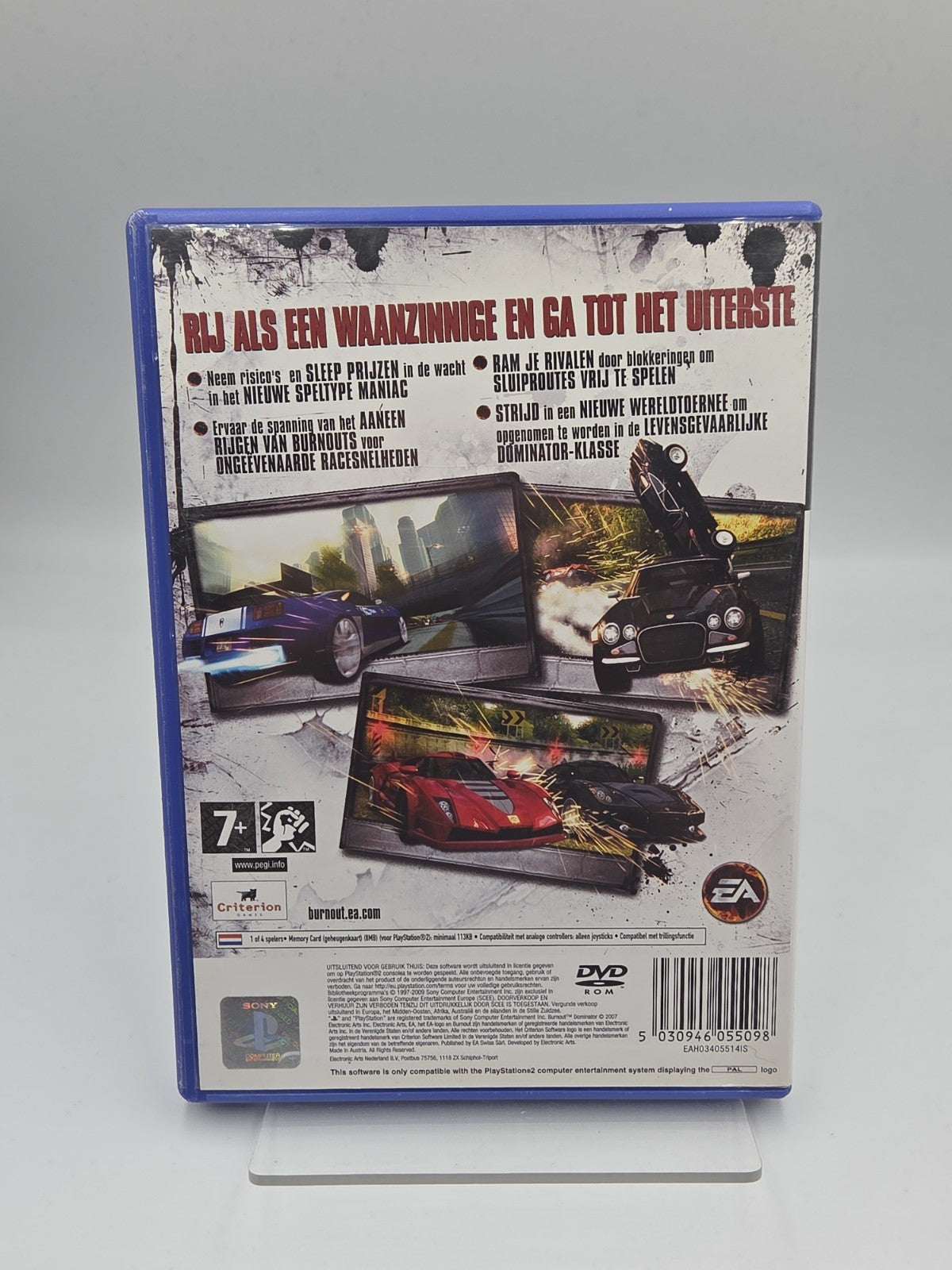 PS2 Playstation 2 Spiel Burnout Dominator mit OVP und Anleitung 