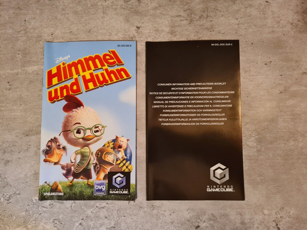 Nintendo GameCube Disney's Himmel und Huhn mit OVP und Anleitung NOE - T-Retro-Games 