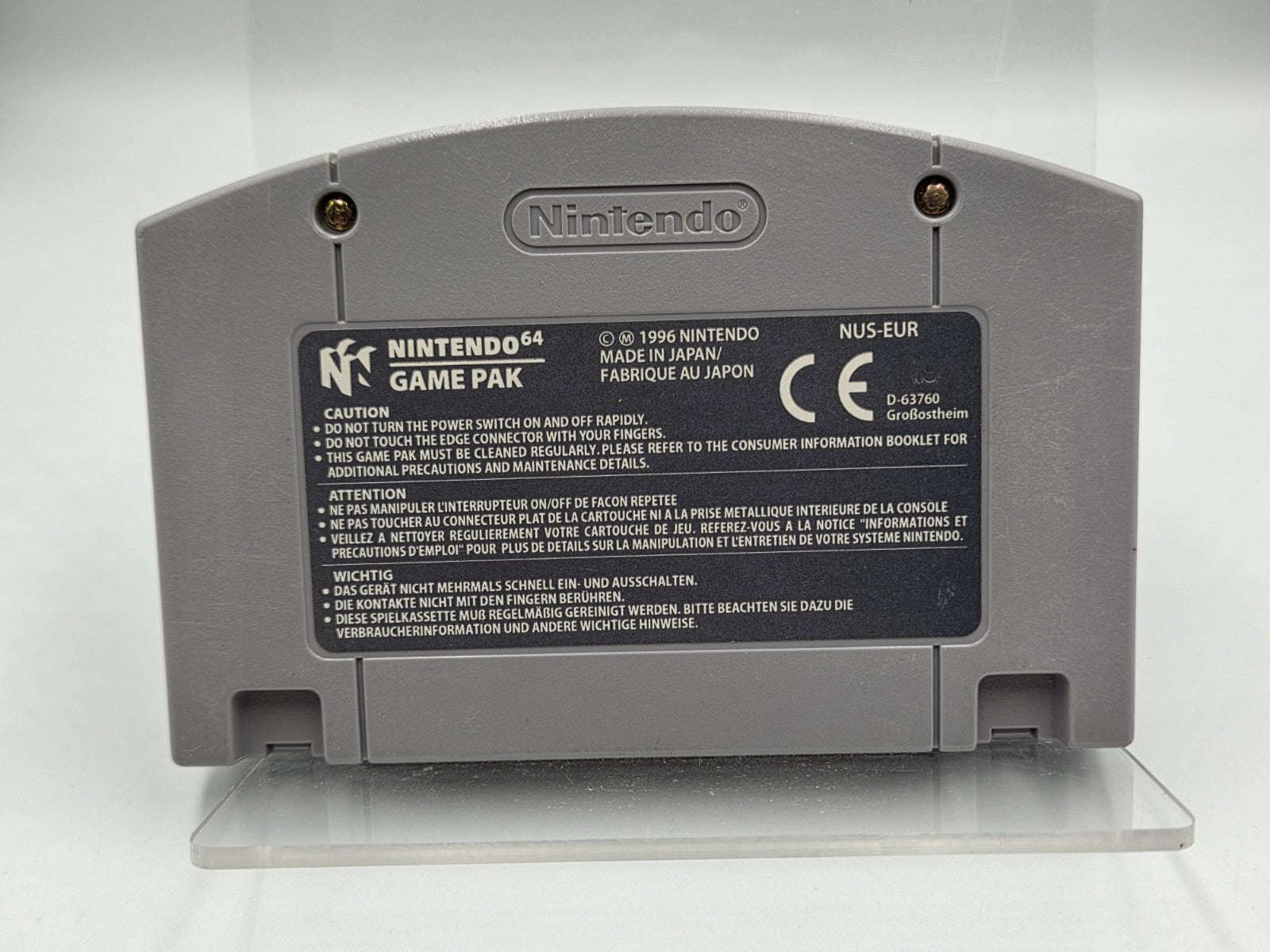 N64 Nintendo 64 Super Mario 64 Modul EUR