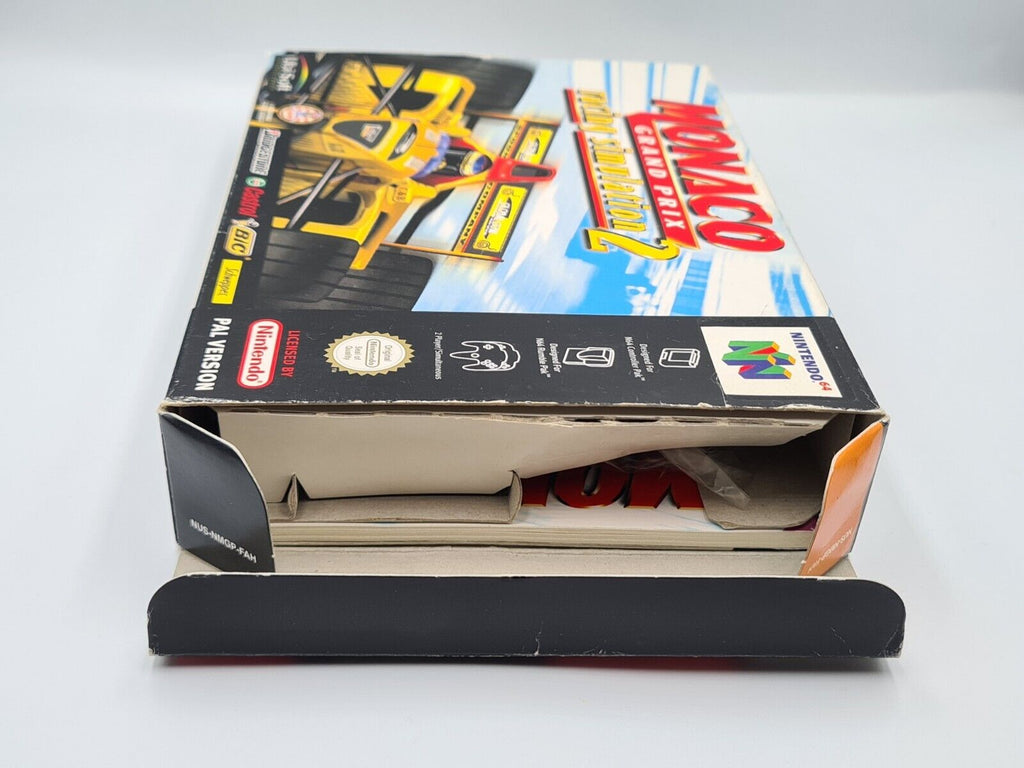 N64 Nintendo 64 Monaco Grand Prix Racing Simulation 2 mit OVP und Anleitung FAH - T-Retro-Games 