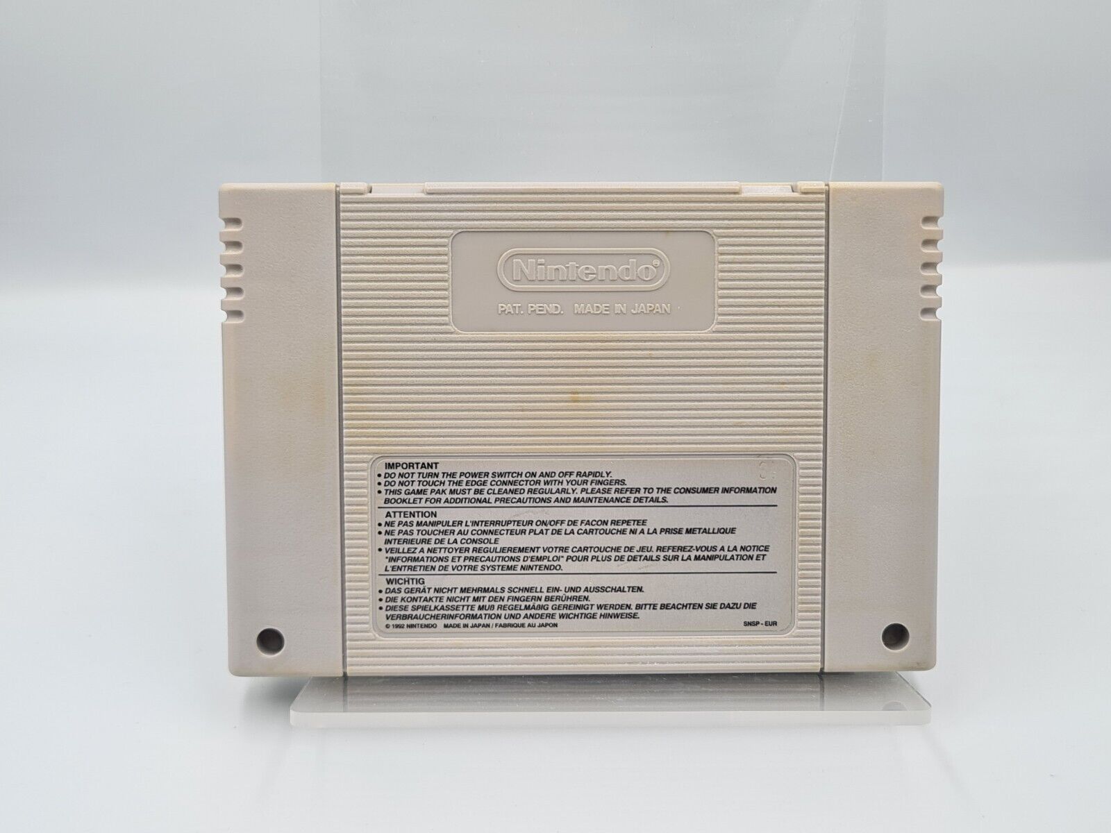 SNES Super Nintendo The Incredible Hulk Modul UKV - T-Retro-Games 