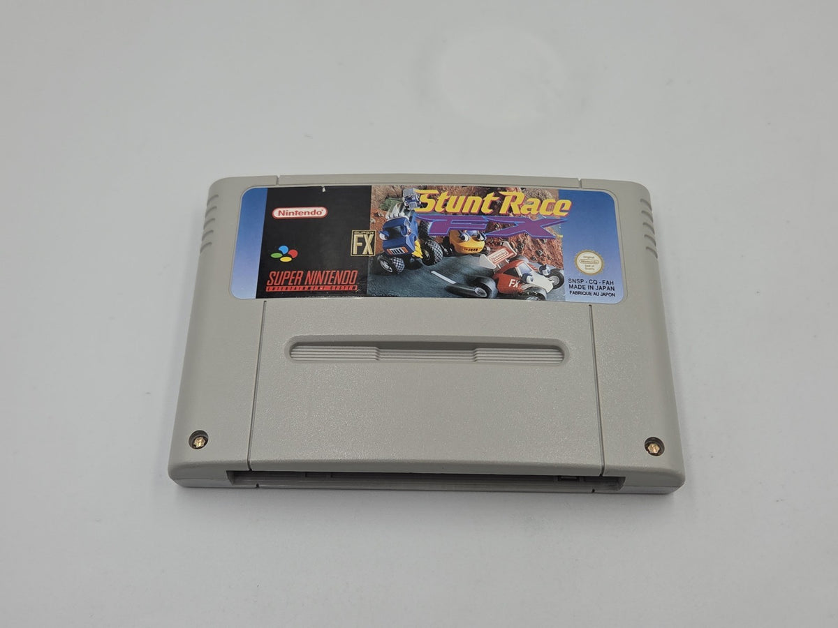 SNES Super Nintendo Spiel Stunt Race FX mit OVP und Anleitung FAH