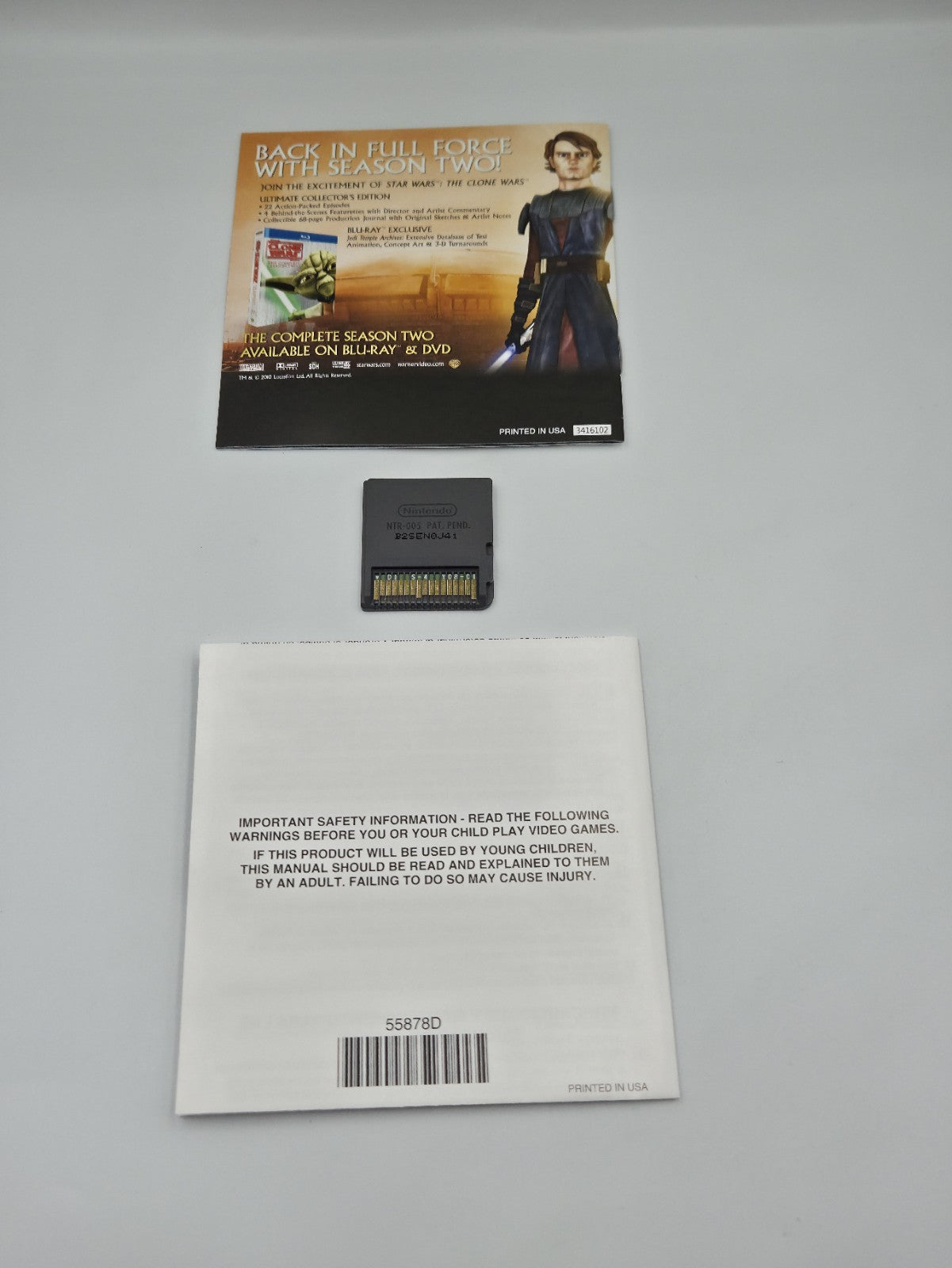 Nintendo DS Spiel Star Wars The Force Unleashed II mit OVP und Anleitung USA