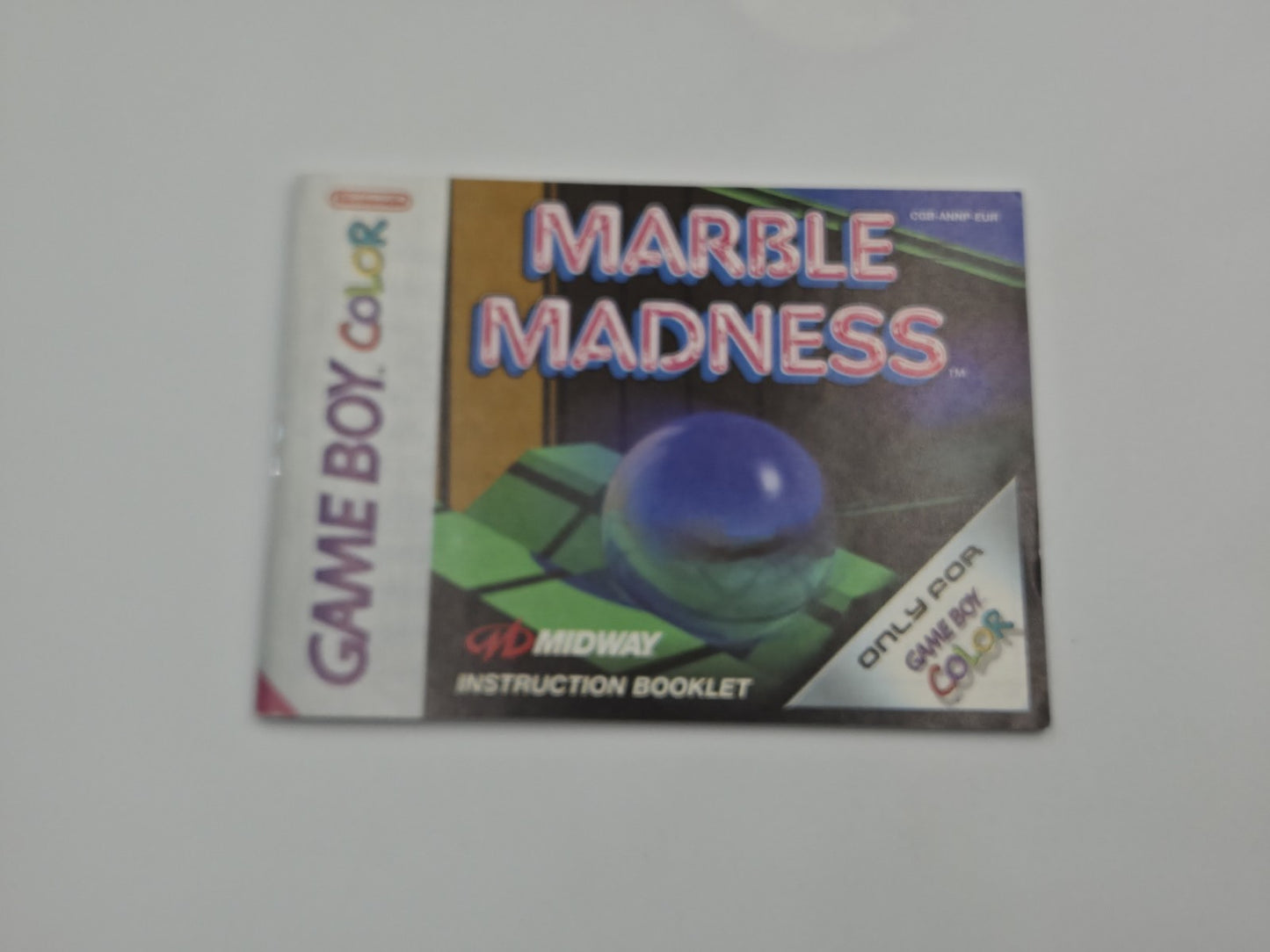 Nintendo Game Boy Color Marble Madness mit OVP und Anleitung EUR