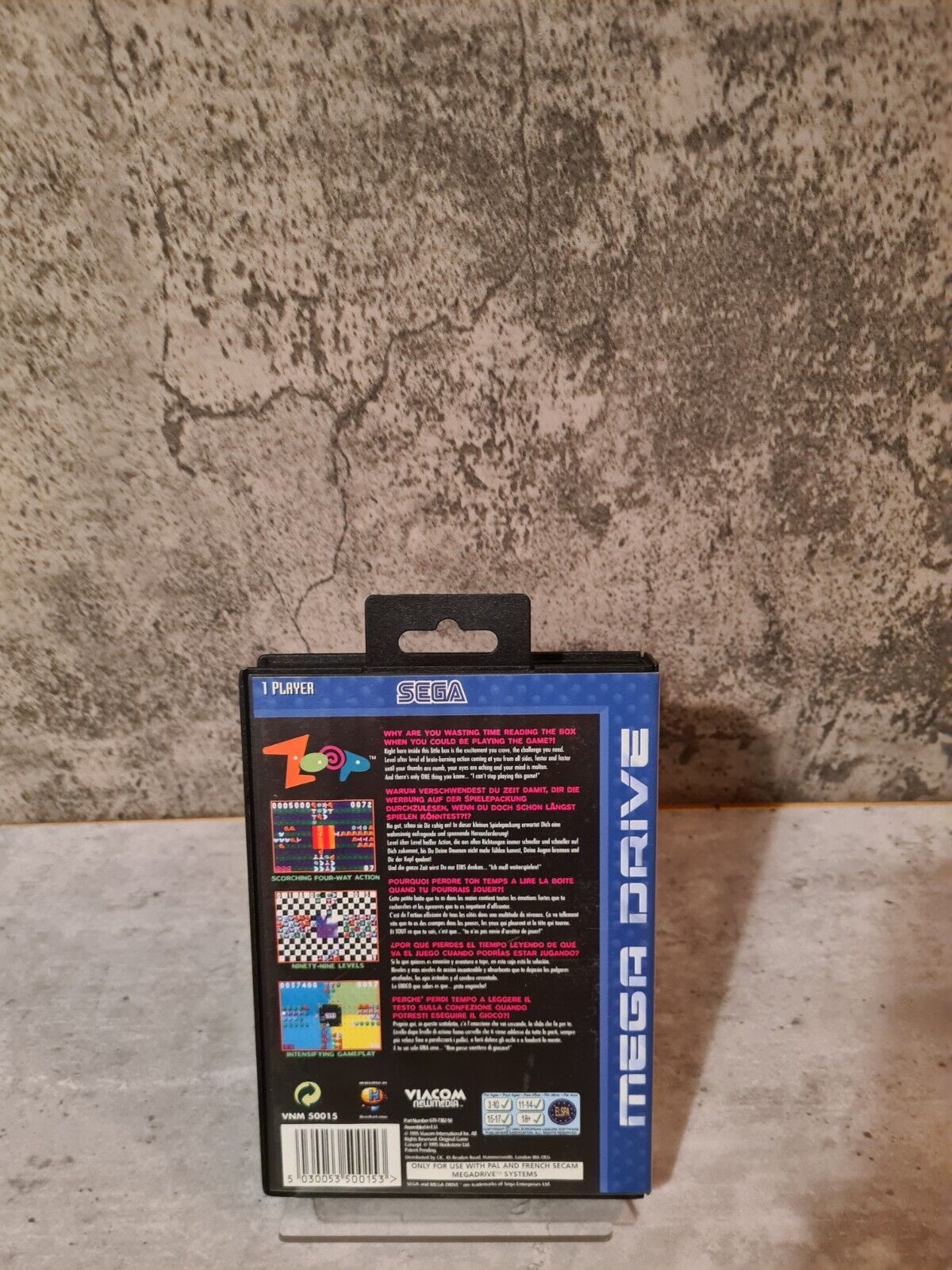 Sega Mega Drive Spiel Zoop Multi Language Neu Sealed - T-Retro-Games 