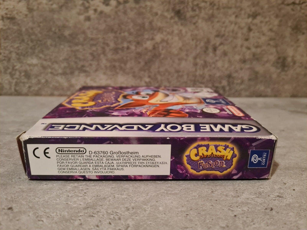 Gameboy Advance Crash Bandicoot Fusion mit OVP und Anleitung EUR - T-Retro-Games 