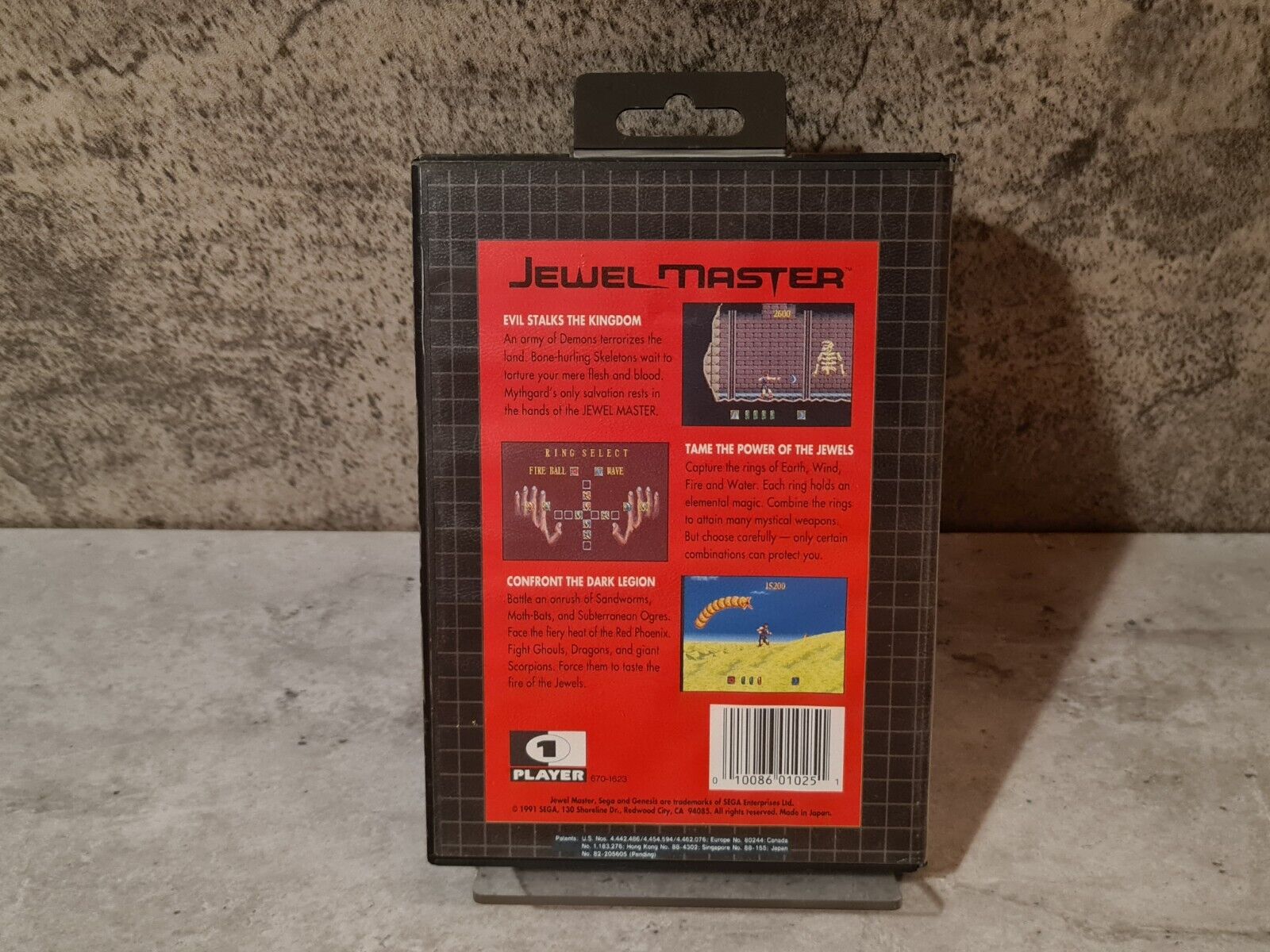 Sega Genesis Spiel Jewel Master mit OVP USA - T-Retro-Games 