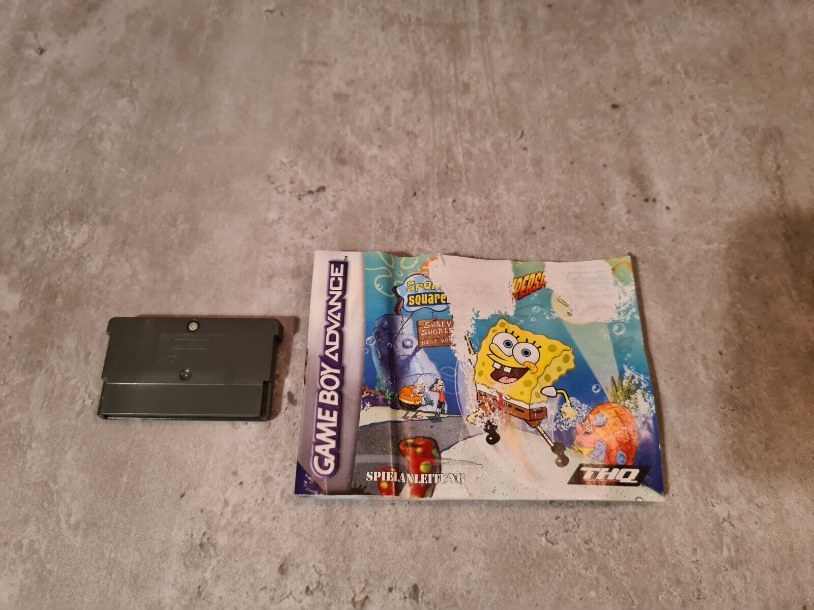 Nintendo Gameboy Advance Spongebob 2 Games in 1 mit OVP und Anleitung NOE - T-Retro-Games 