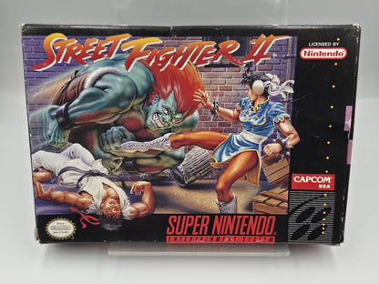 SNES Super Nintendo Street Fighter II mit OVP und Anleitung NTSC USA
