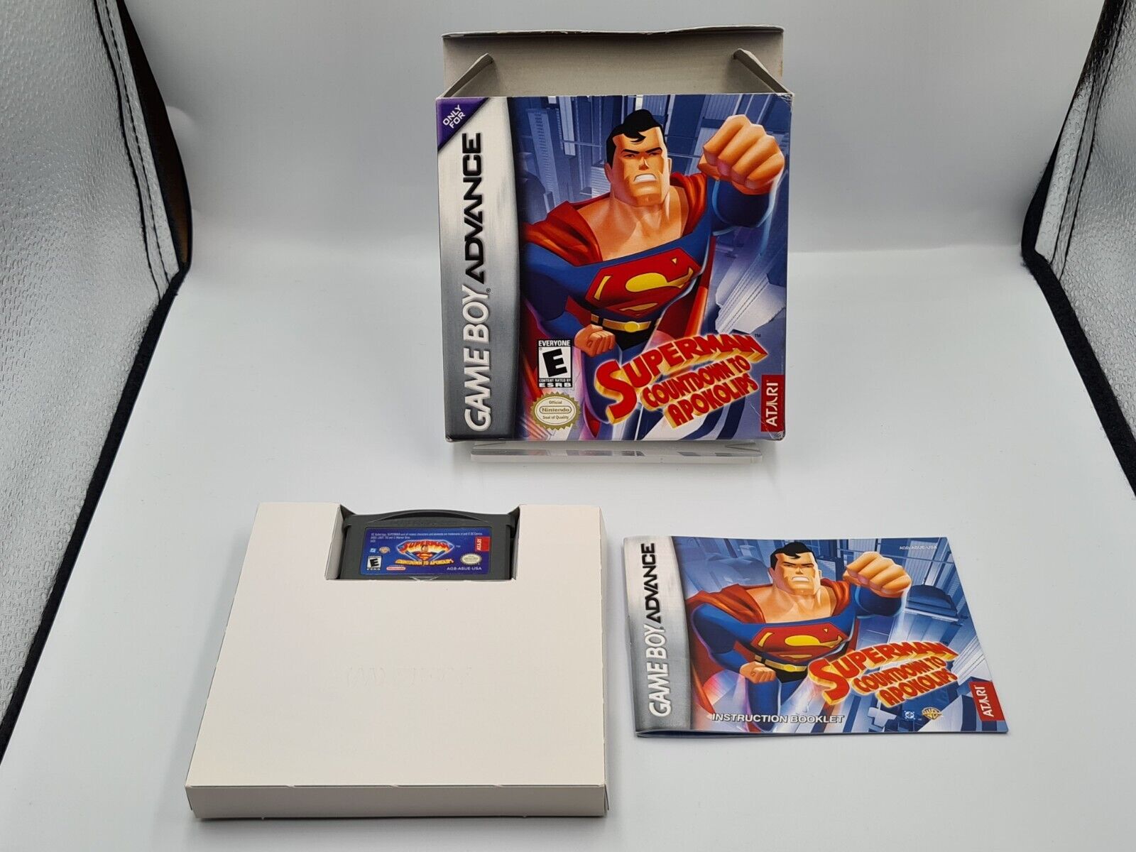 Nintendo Game Boy Advance Superman Countdown To Apokolips mit OVP +Anleitung USA - T-Retro-Games 