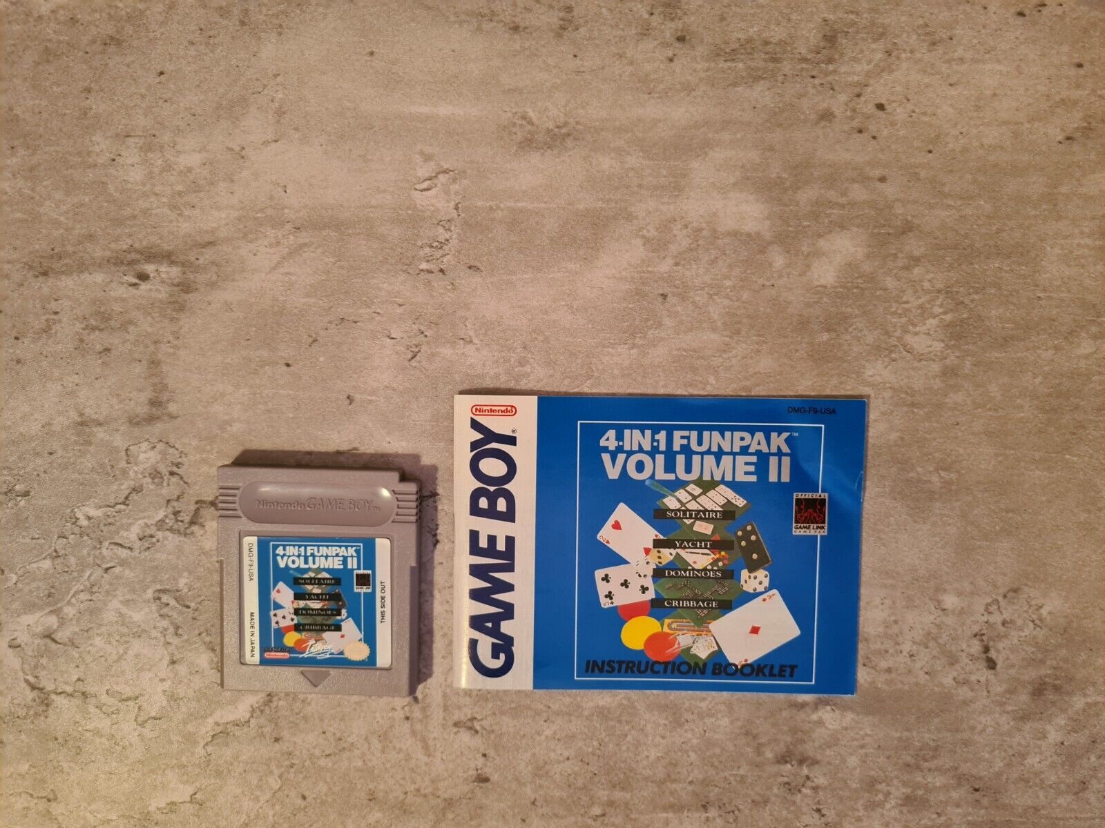 Nintendo Game Boy Classic 4-in-1 Fun Pak Volume II mit OVP und Anleitung USA - T-Retro-Games 
