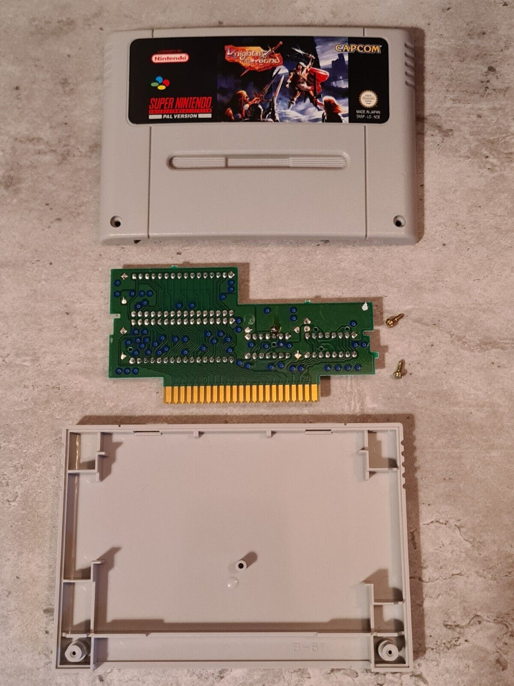 SNES Super Nintendo Knights of The Round mit OVP und Anleitung NOE - T-Retro-Games 
