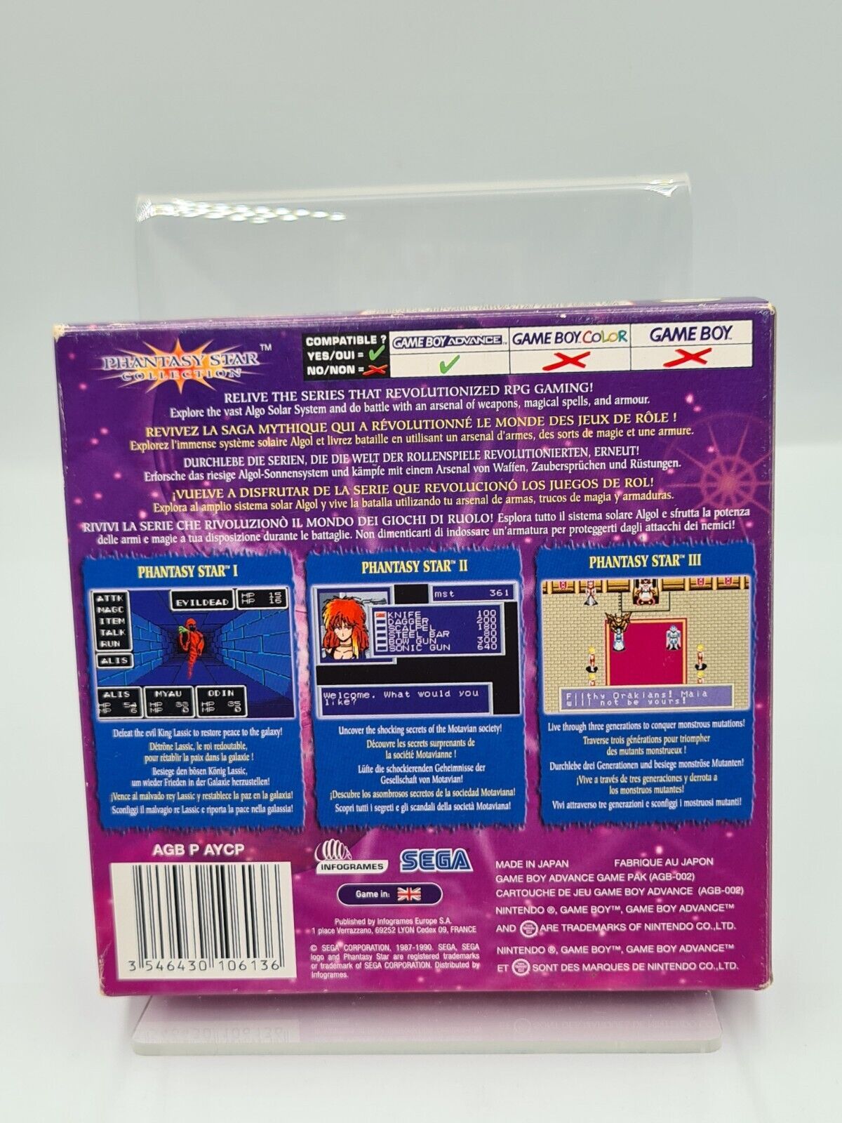 Game Boy Advance Phantasy Star Collection mit OVP und Anleitung EUR - T-Retro-Games 