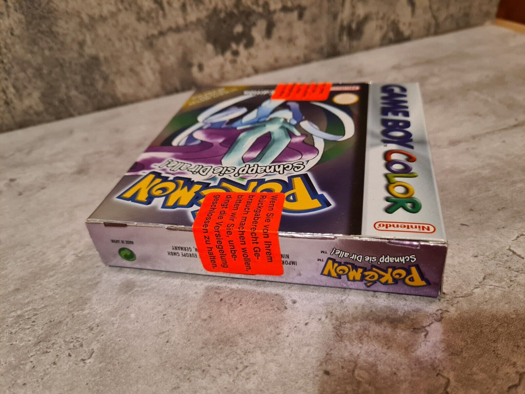 Nintendo Game Boy Color Pokemon Kristall Edition mit OVP und Anleitung NOE - T-Retro-Games 
