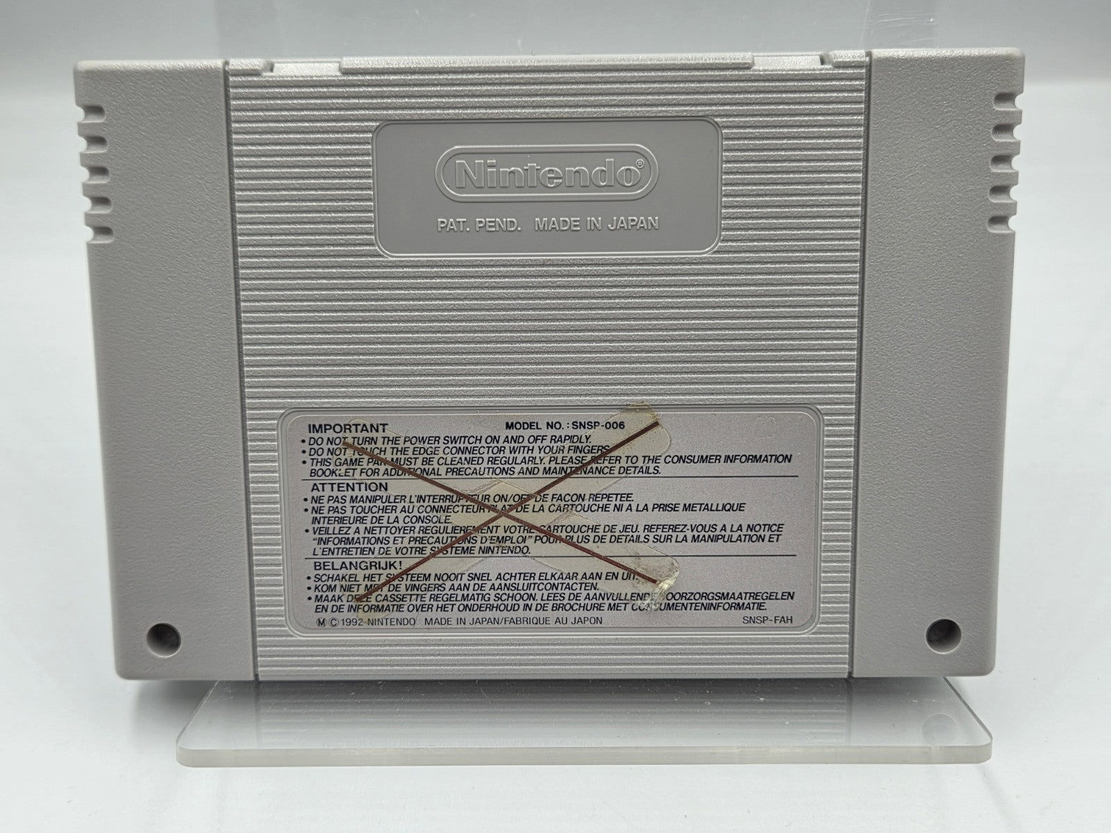 SNES Super Nintendo Le Roi Lion Modul FRA - T-Retro-Games 