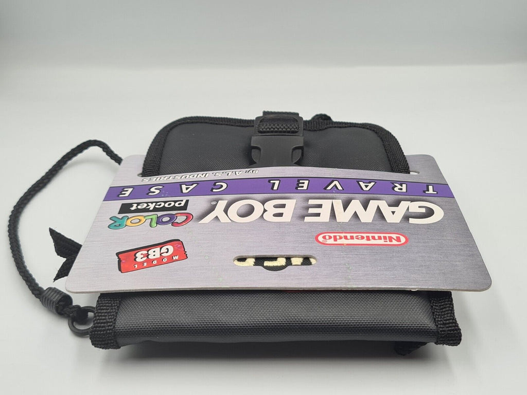 Nintendo Game Boy Color Pocket Carrying Case Schwarz Black Neu NEW 1999 - T-Retro-Games 