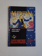 SNES Super Nintendo Young Merlin Spielanleitung Instruction Booklet FAH