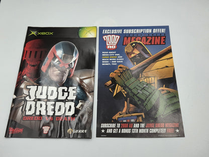 XBOX Spiel Judge Dredd Dredd VS Death mit OVP und Anleitung Deutsch 