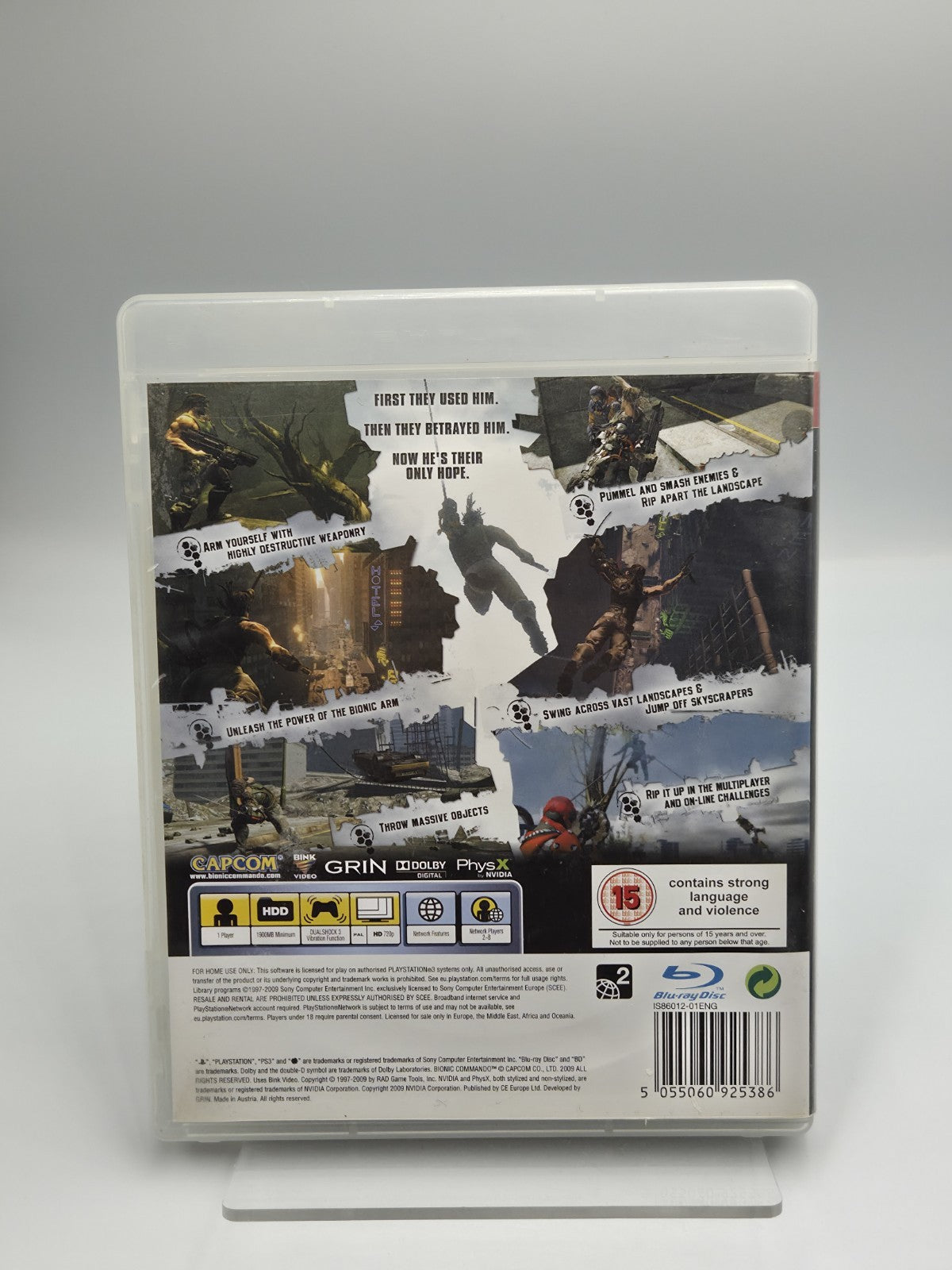 PS3 Playstation 3 Spiel Bionic Commando mit OVP und Anleitung 