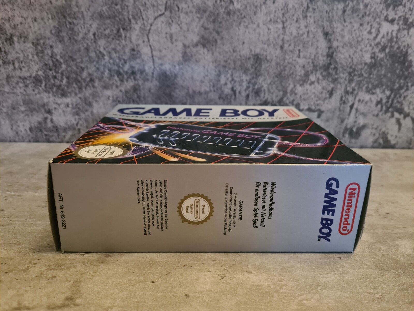Game Boy Classic Wiederaufladbares Batterieset Leer OVP Empty Box - T-Retro-Games 