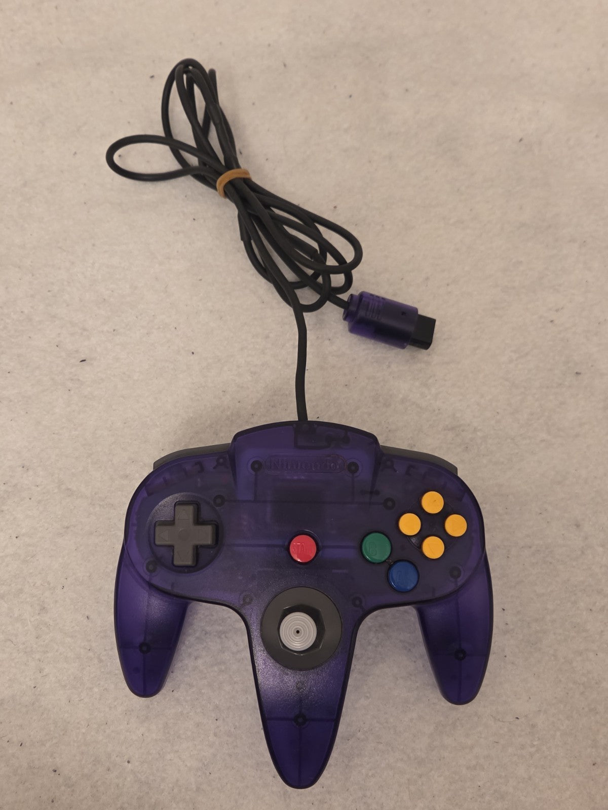 Nintendo 64 N64 Konsole Console Purple Grape + Controller + Kabel Lila Violett
