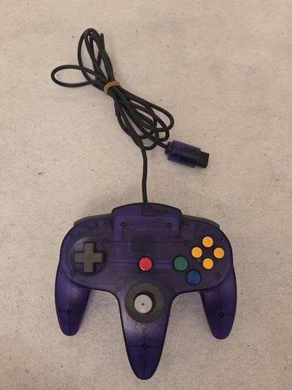 Nintendo 64 N64 Konsole Console Purple Grape + Controller + Kabel Lila Violett