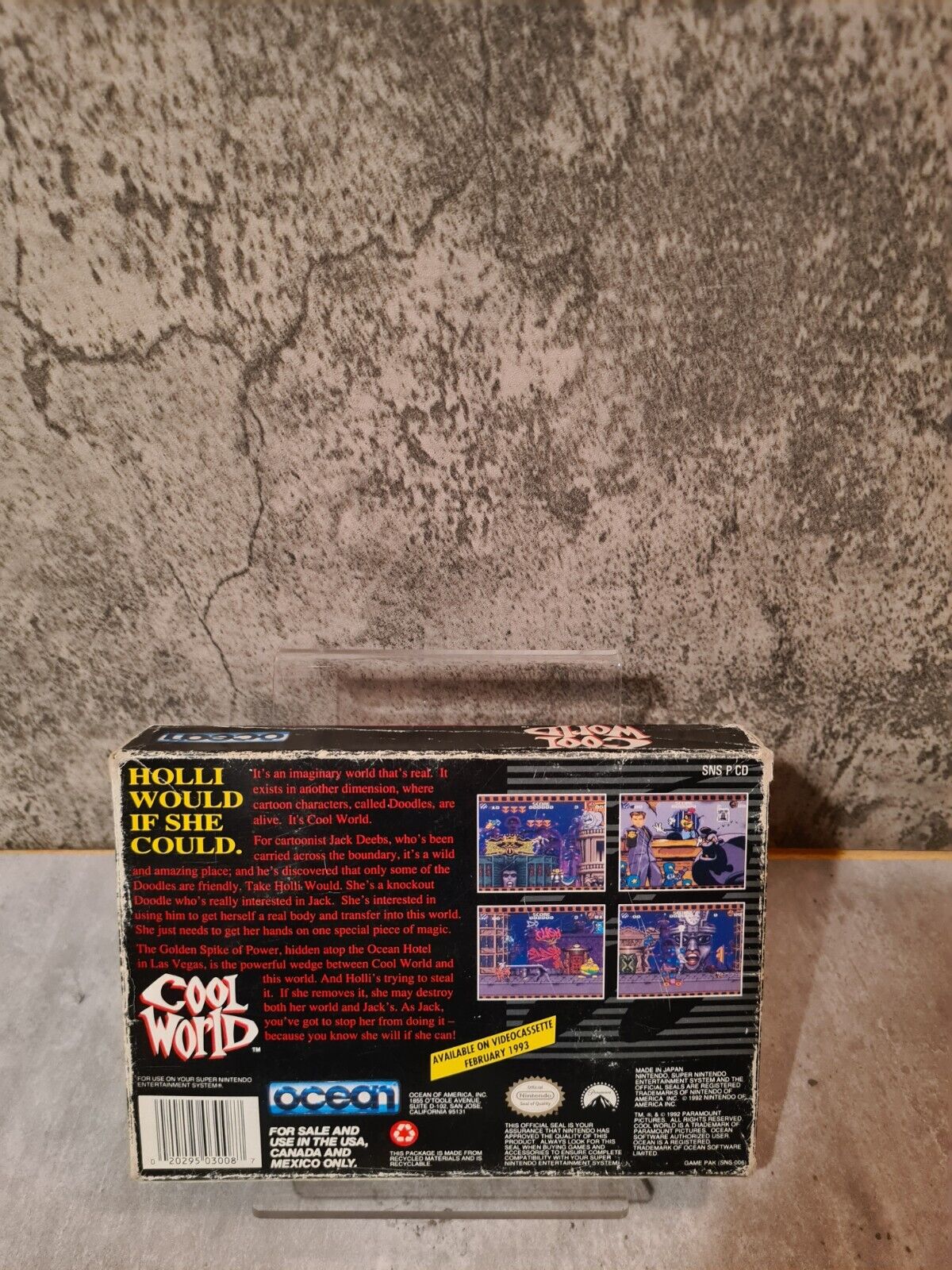 SNES Cool World mit OVP NTSC USA - T-Retro-Games 