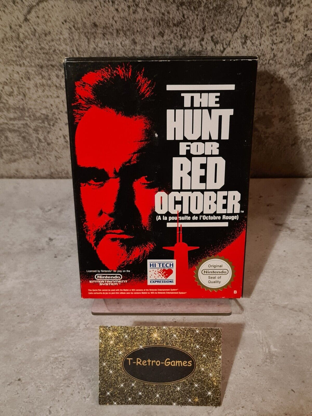 Nintendo NES The Hunt for Red October mit OVP und Anleitung FRA - T-Retro-Games 
