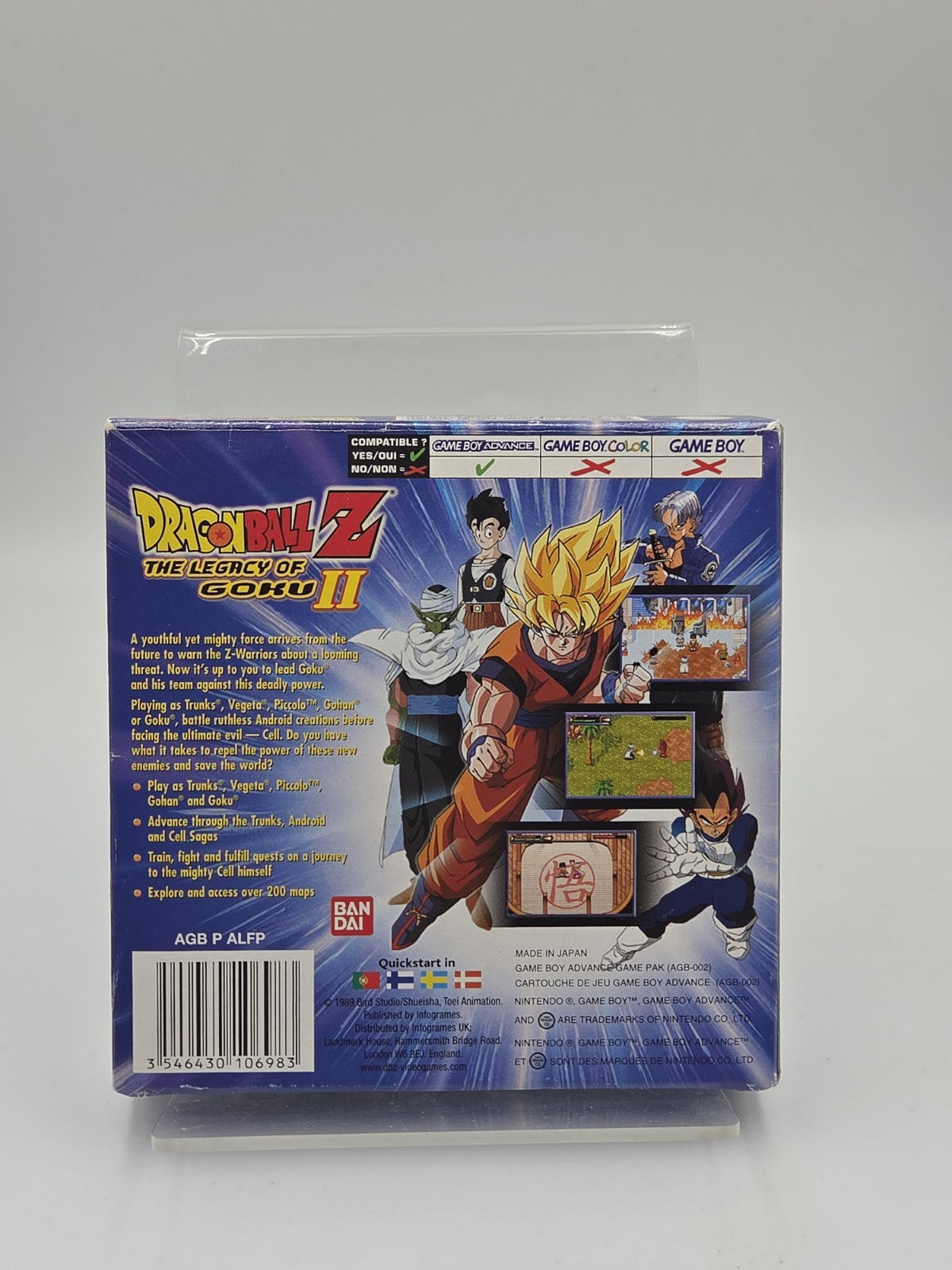 Game Boy Advance Spiel DragonBall Z The Legacy of Goku II + OVP + Anleitung UKV