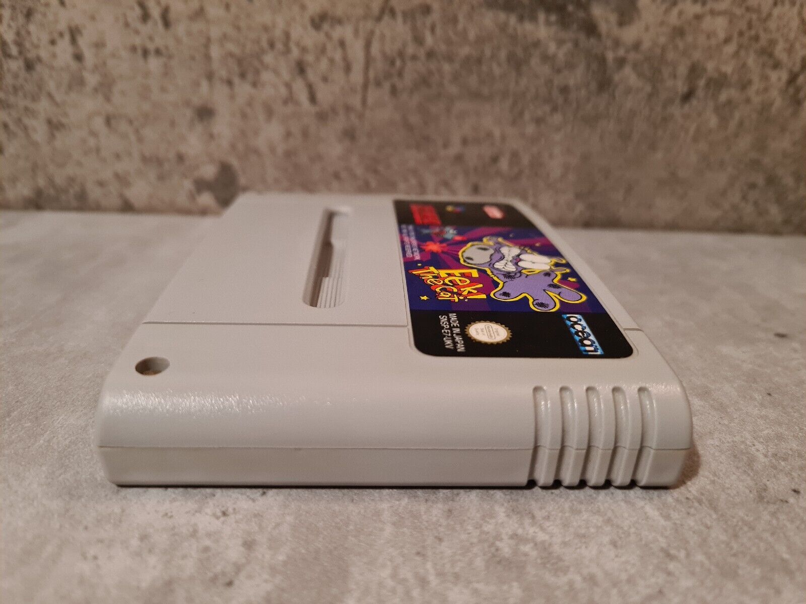 SNES Super Nintendo Eek! The Cat UKV Modul - T-Retro-Games 