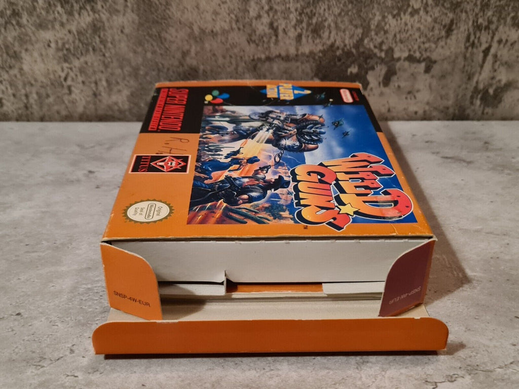 SNES Super Nintendo Wild Guns mit OVP und Anleitung EUR - T-Retro-Games 