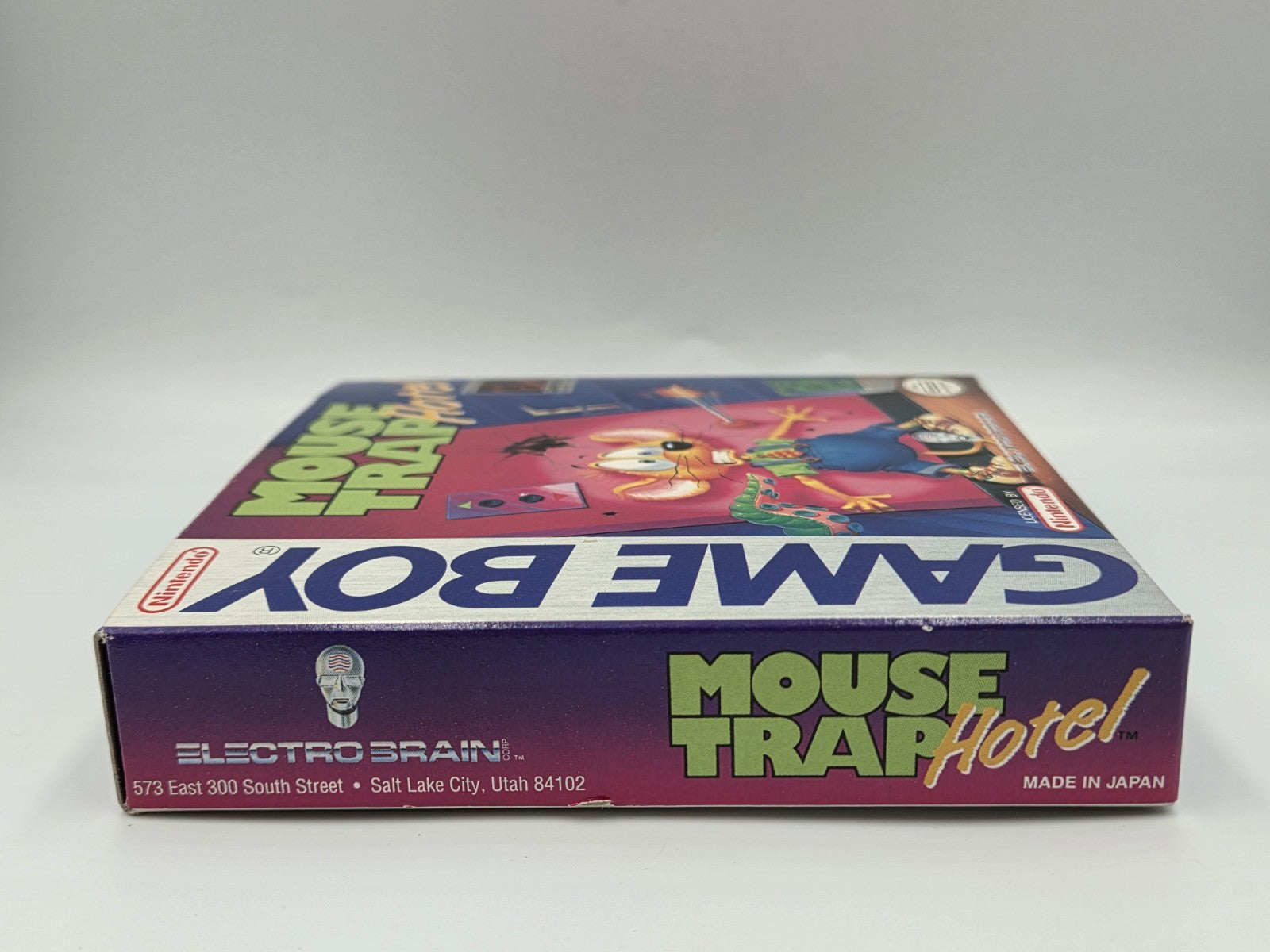 Nintendo Game Boy Classic Spiel Mouse Trap Hotel mit OVP und Anleitung USA