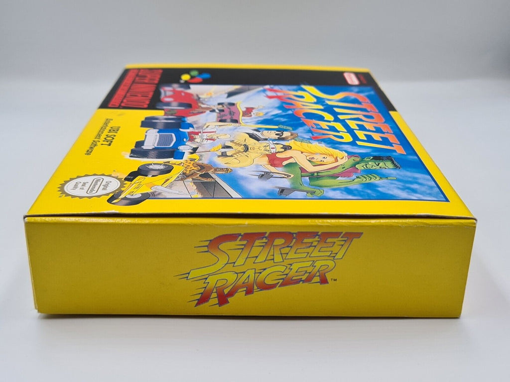 SNES Super Nintendo Street Racer mit OVP und Anleitung + Poster EUR - T-Retro-Games 