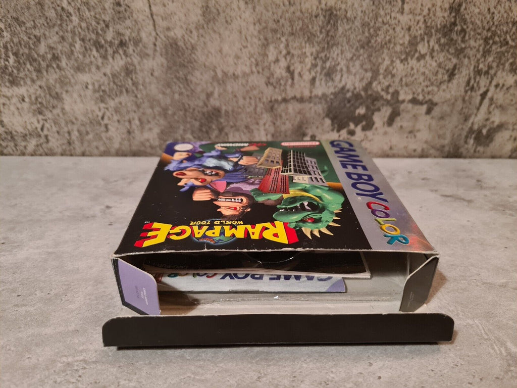 Nintendo Game Boy Color Rampage World Tour mit OVP und Anleitung EUR - T-Retro-Games 
