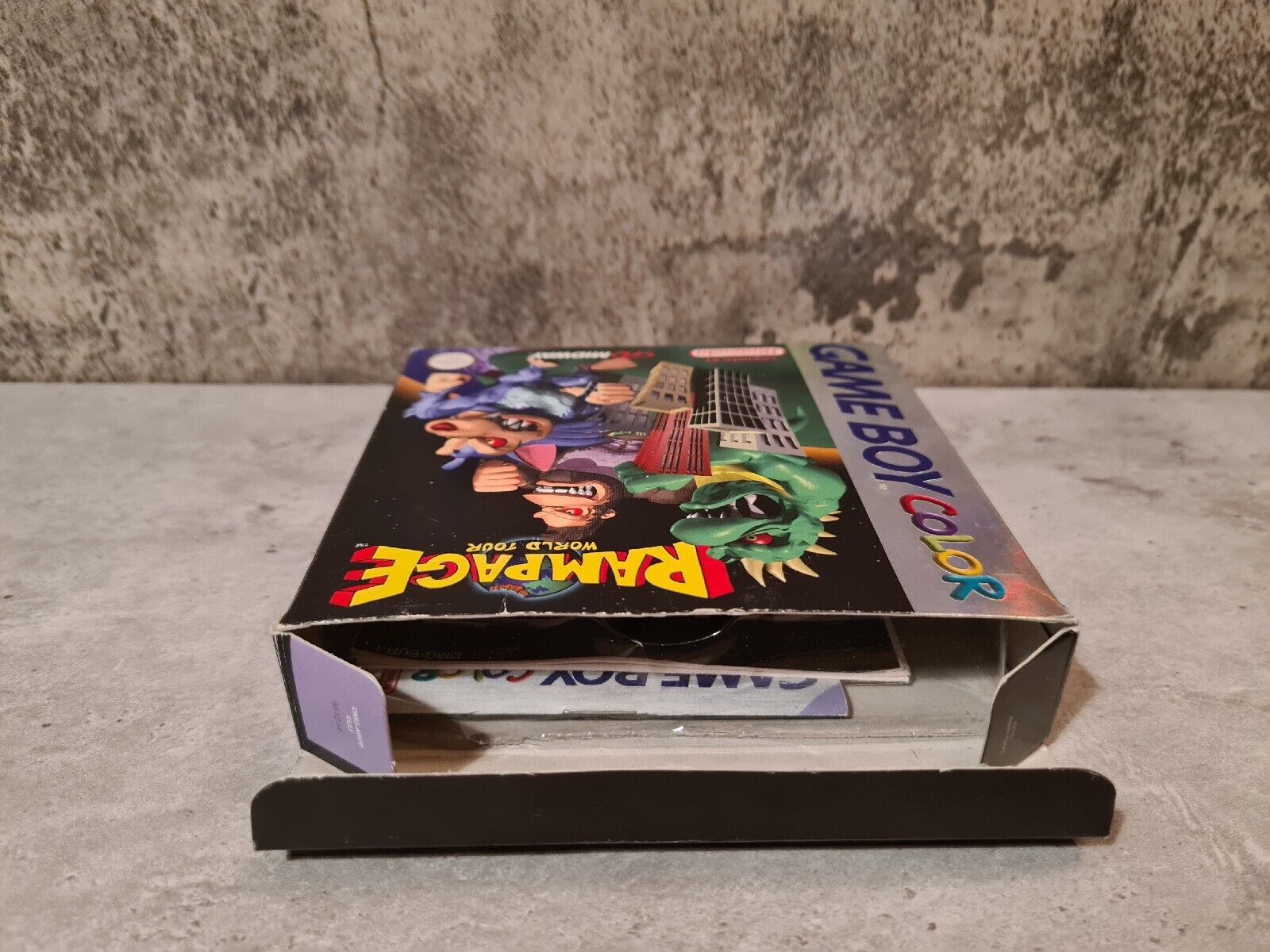 Nintendo Game Boy Color Rampage World Tour mit OVP und Anleitung EUR - T-Retro-Games 