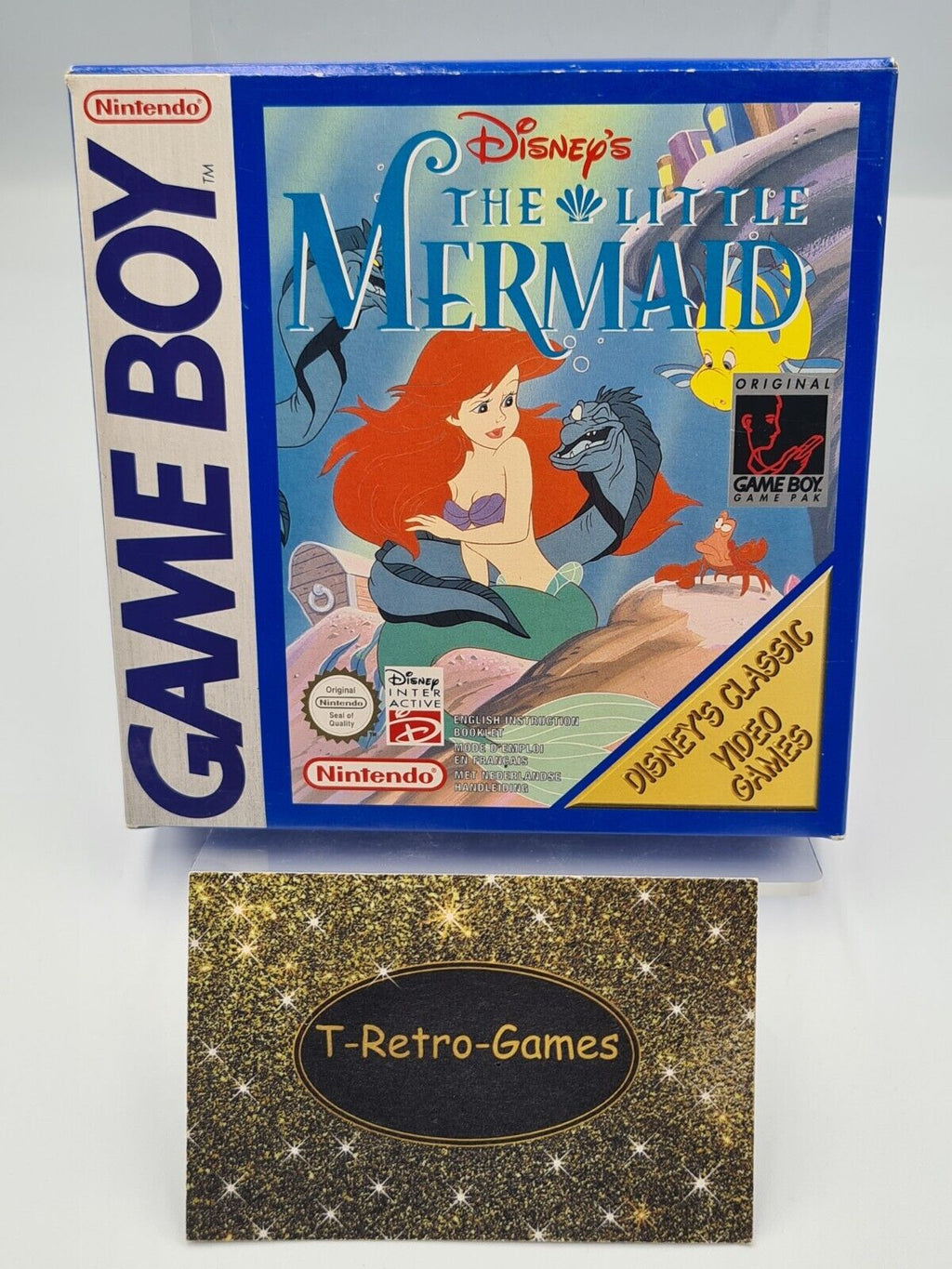 Nintendo Game Boy Classic Disney's The Little Mermaid mit OVP + Anleitung NFHAU - T-Retro-Games 