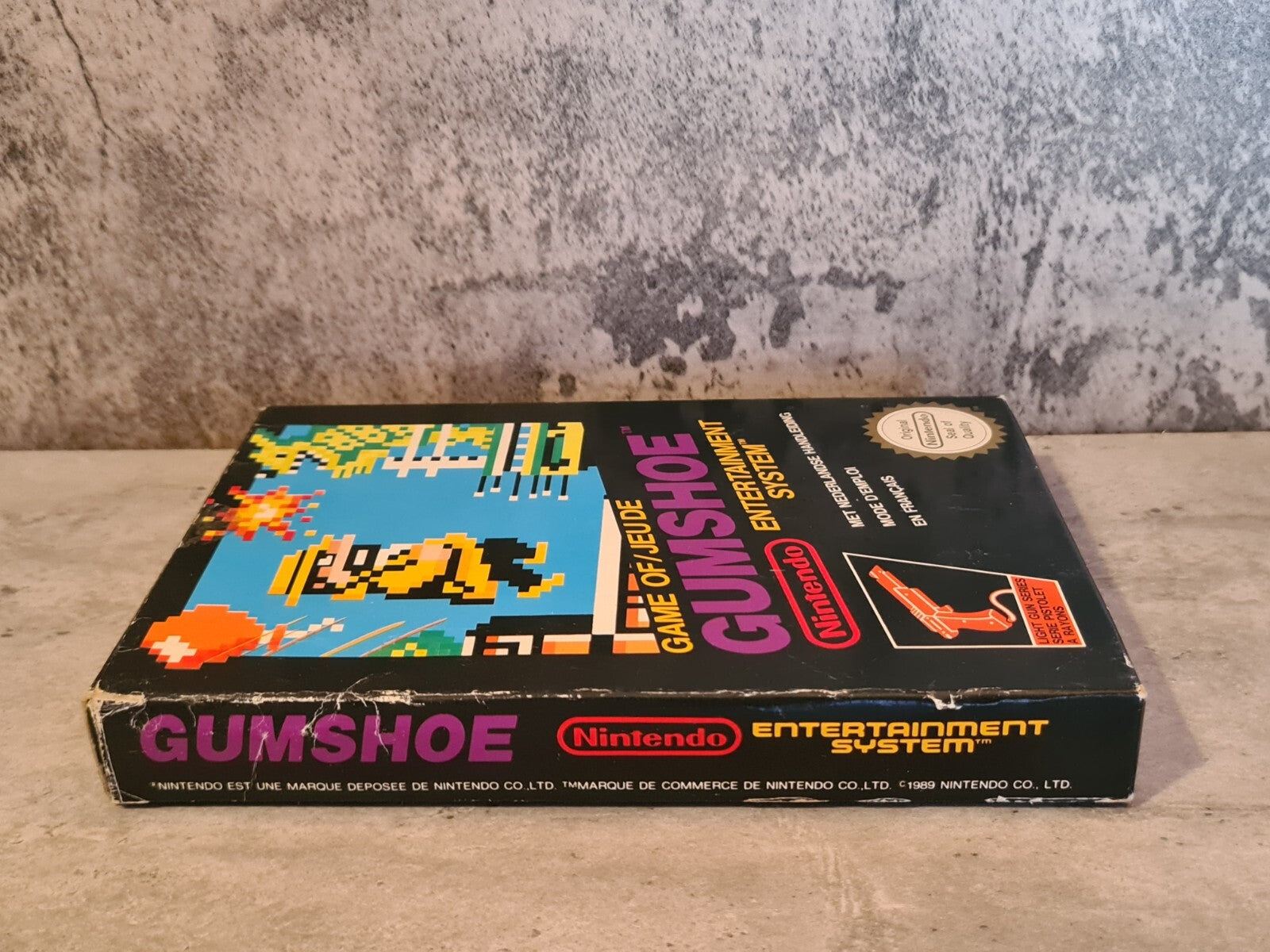 Nintendo NES Gumshoe mit OVP und Anleitung FRA