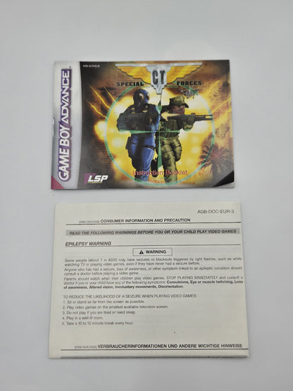 Nintendo Game Boy Advance CT Special Forces mit OVP und Anleitung EUR