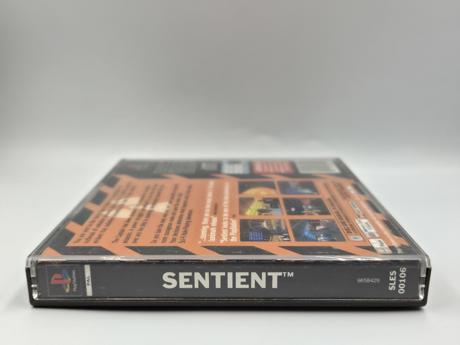 PS1 Playstation 1 Spiel Sentient mit OVP und Anleitung Englisch