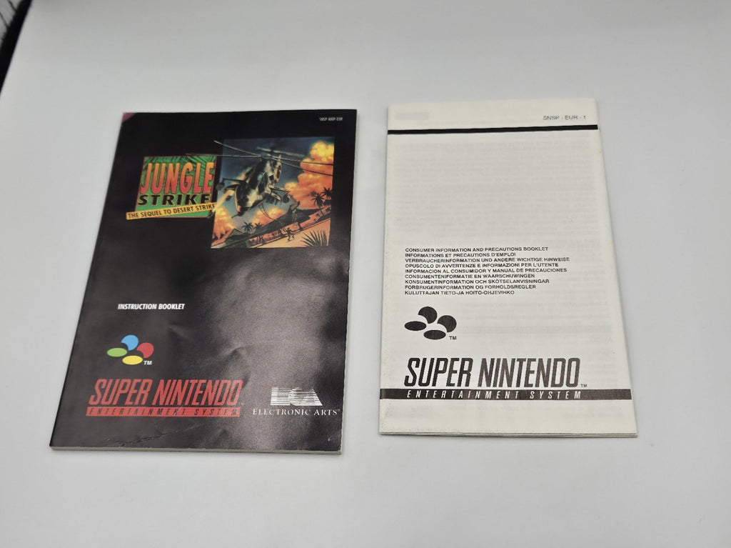 Super Nintendo Jungle Strike The Sequel To Desert Strike + OVP und Anleitung EUR